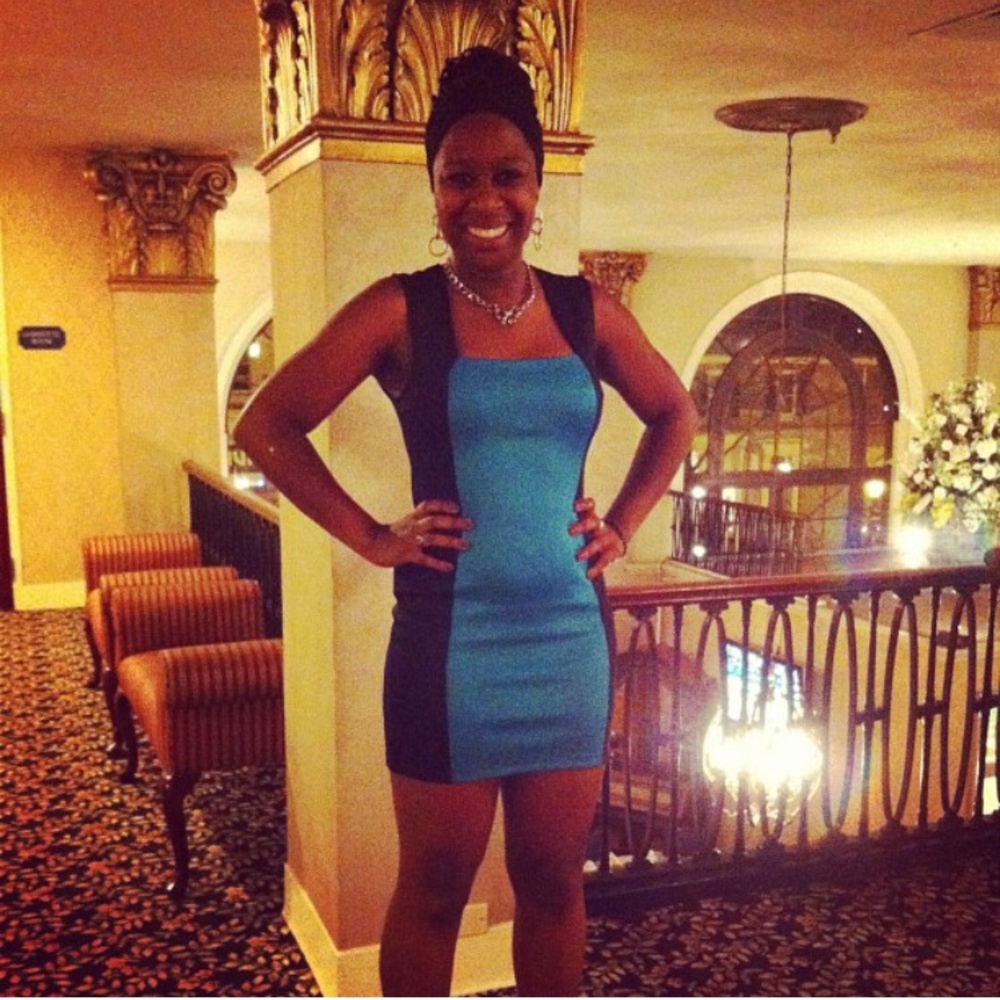 Forever 21 Bock Print Party Dress